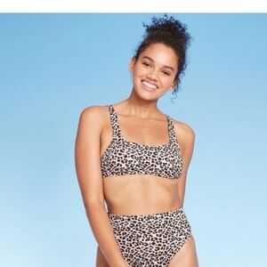 Leopard Print Bikini Set